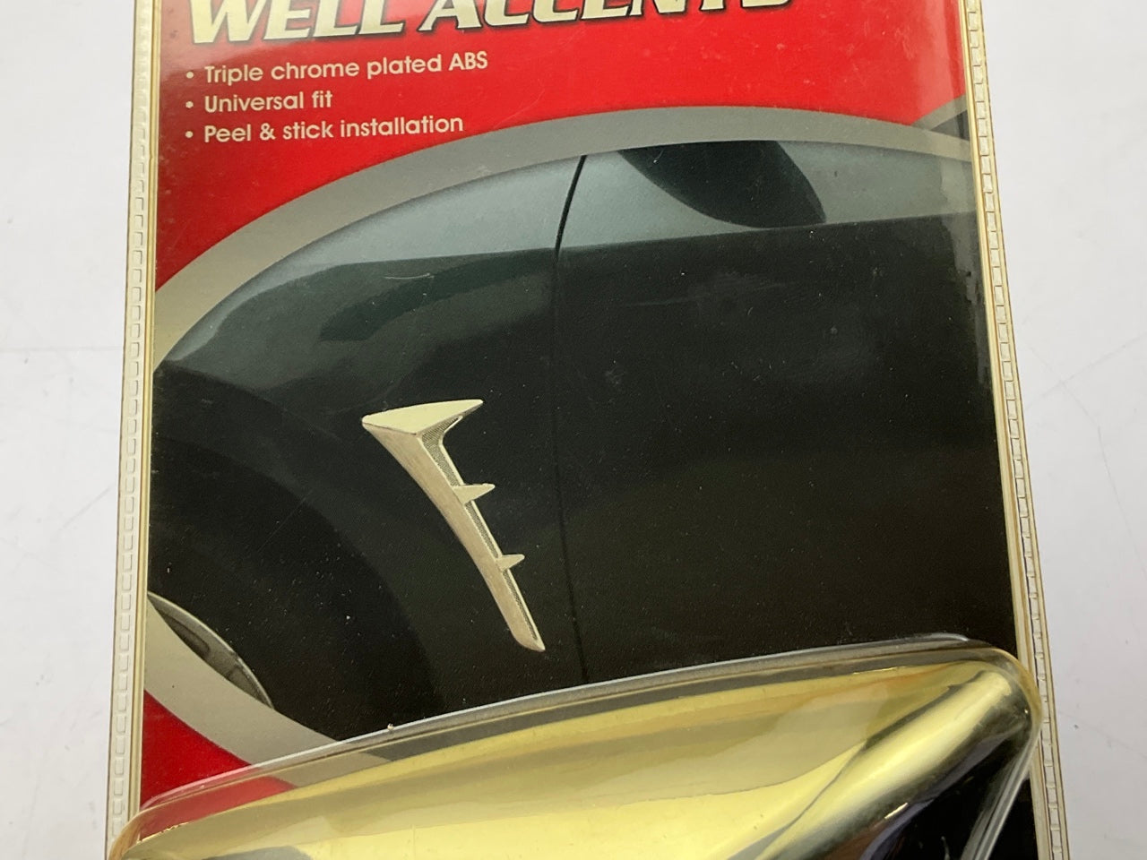 Pilot CZ-4016 - Fender Wheel Well Accents, Chrome 2 PC, Universal Fitment
