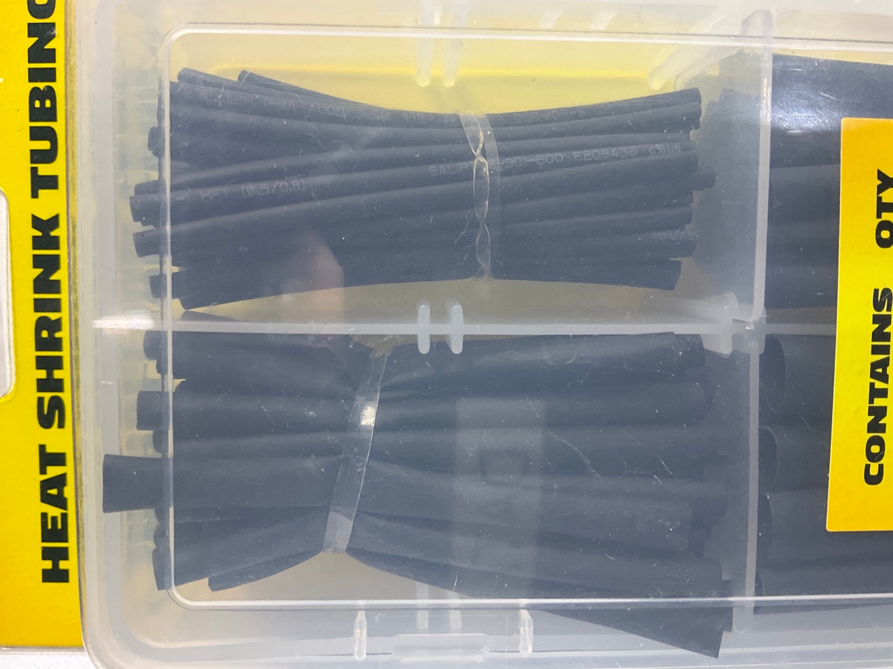 Pilot EL-180 2.5'' Heat Shrink Tubes, Black, 158 Piece Heat Shrink Tubing Pack