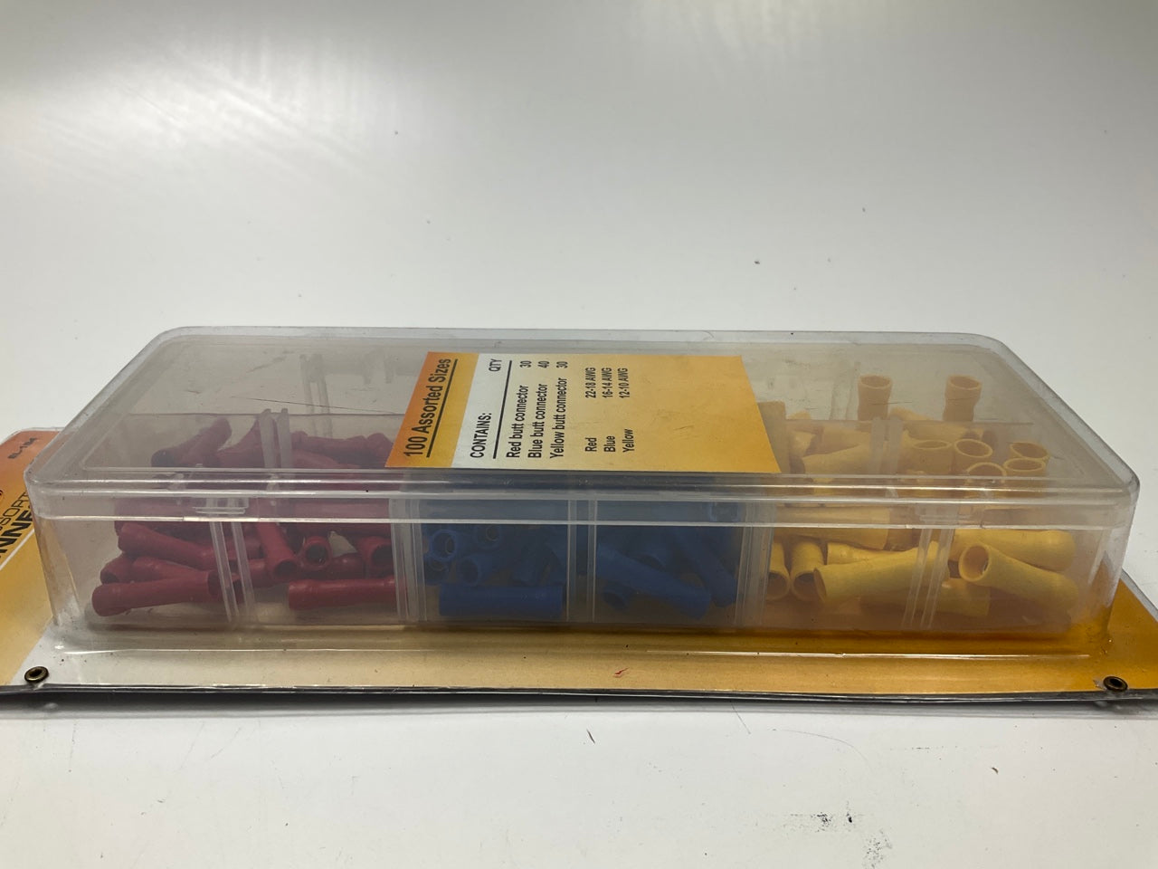 (10) Pilot EL184 100-Piece Butt Connectors Kit: Red, Blue Yellow Butt Connectors