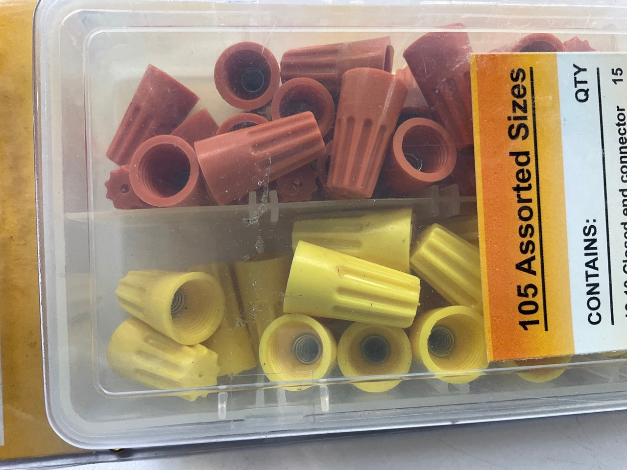 105 Pieces Wire Twist Connectors 22-14 AWG Caps Nuts Assortment Kit Set Pilot