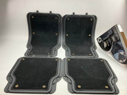 Pilot FM-09E Universal Rubber Heavy Duty Car Interior Floor Mats - Black
