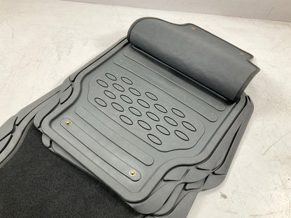 Pilot FM-09E Universal Rubber Heavy Duty Car Interior Floor Mats - Black