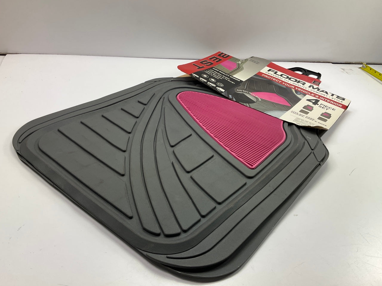 Pilot FMX-009P Universal Rubber Floor Mats 27'' X 18''