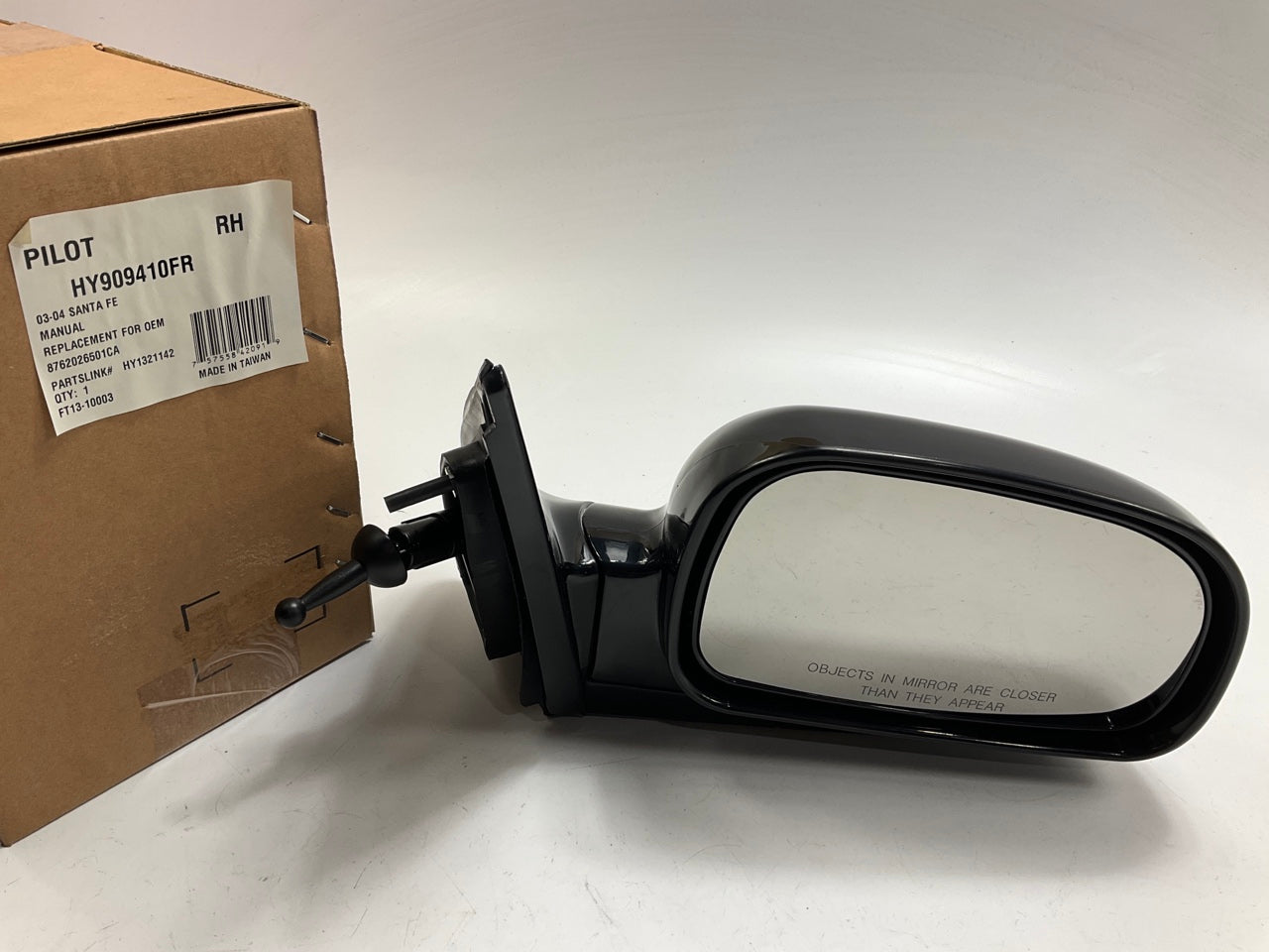 Pilot HY909410FR Front Right Passenger Door Mirror For 2003-04 Hyundai Santa Fe