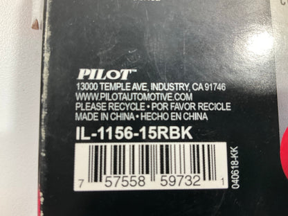 Pilot IL-1156-15RBK Flashing LED Brake Light Lamp Bulb (1156) - 2 Pack