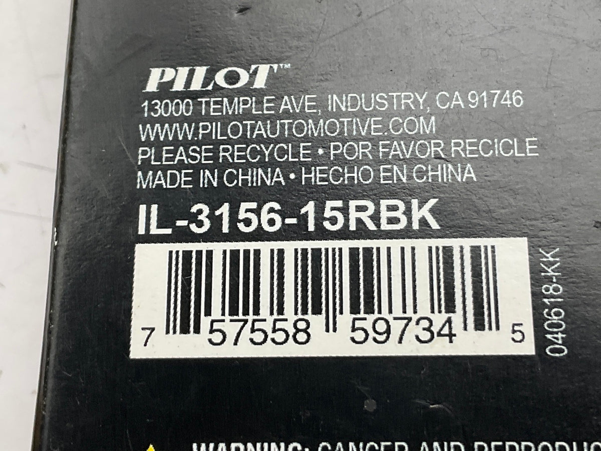 Pilot IL-3156-15RBK Flashing Brake # 3156 Light Bulbs, 2 PC (3056), 12V
