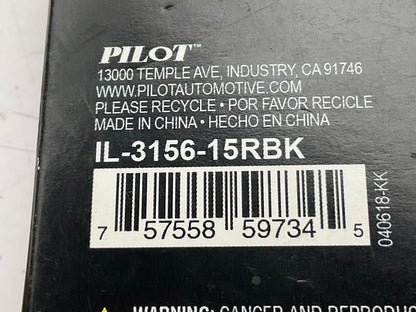 Pilot IL-3156-15RBK Flashing Brake # 3156 Light Bulbs, 2 PC (3056), 12V