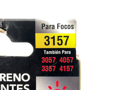 Pilot IL-3157-15RBK Flashing Brake Light Bulb, 2PC, Red (3057, 4057, 3357, 4157)