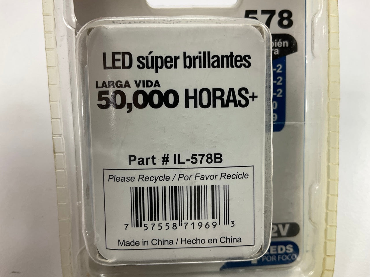 (2) Pilot Automotive IL-578B 12V Blue LED Dome Light Bulb