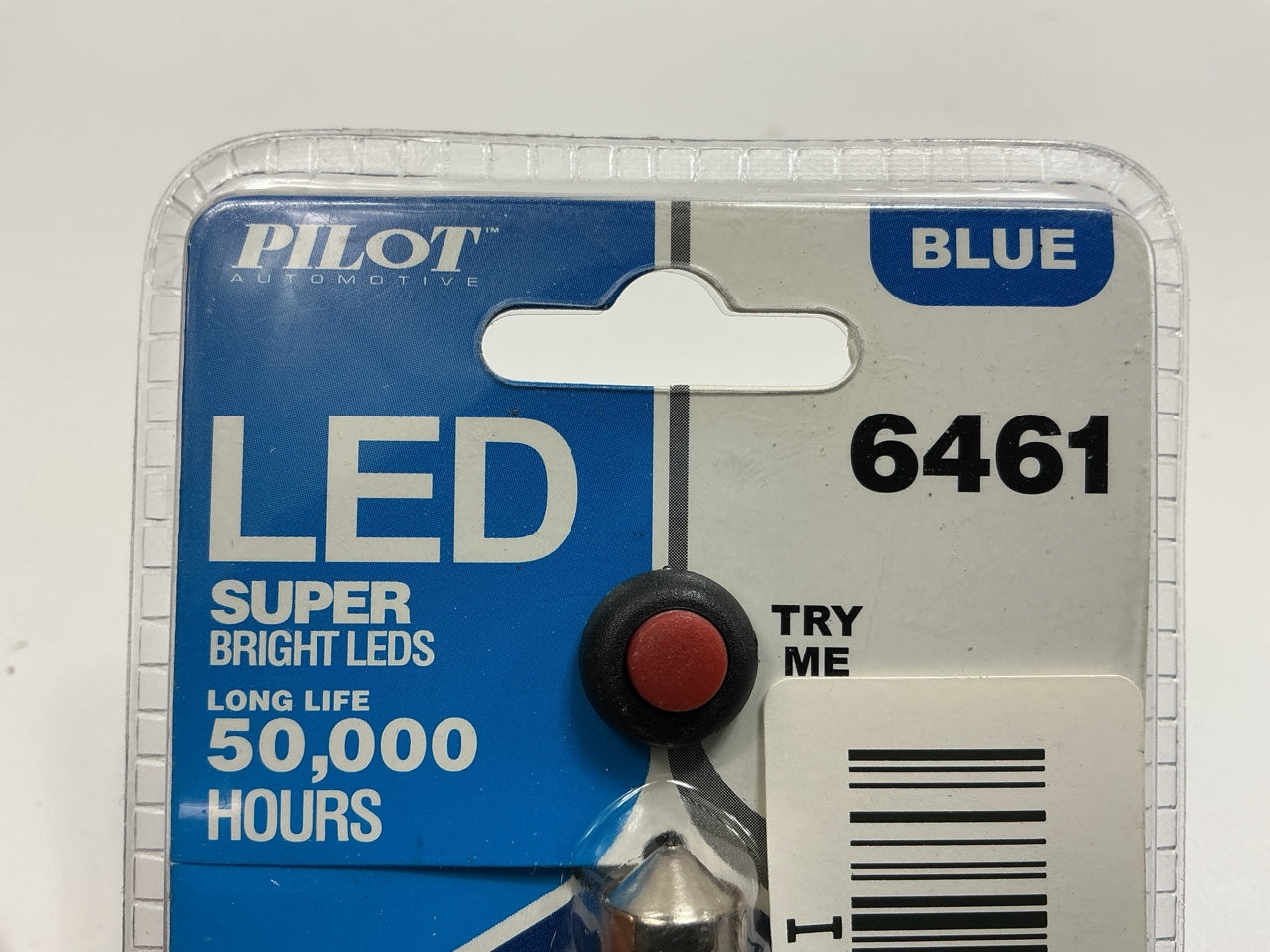 (10) Pilot IL-6461B Blue LED Light Bulb # 6461  50,000HRS  6461B