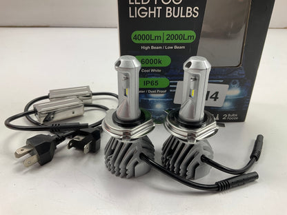 Pilot IL-H4 H4 Cool White LED Light Bulb, 2PC, 6000K, 12V 25W, 30,000HRS
