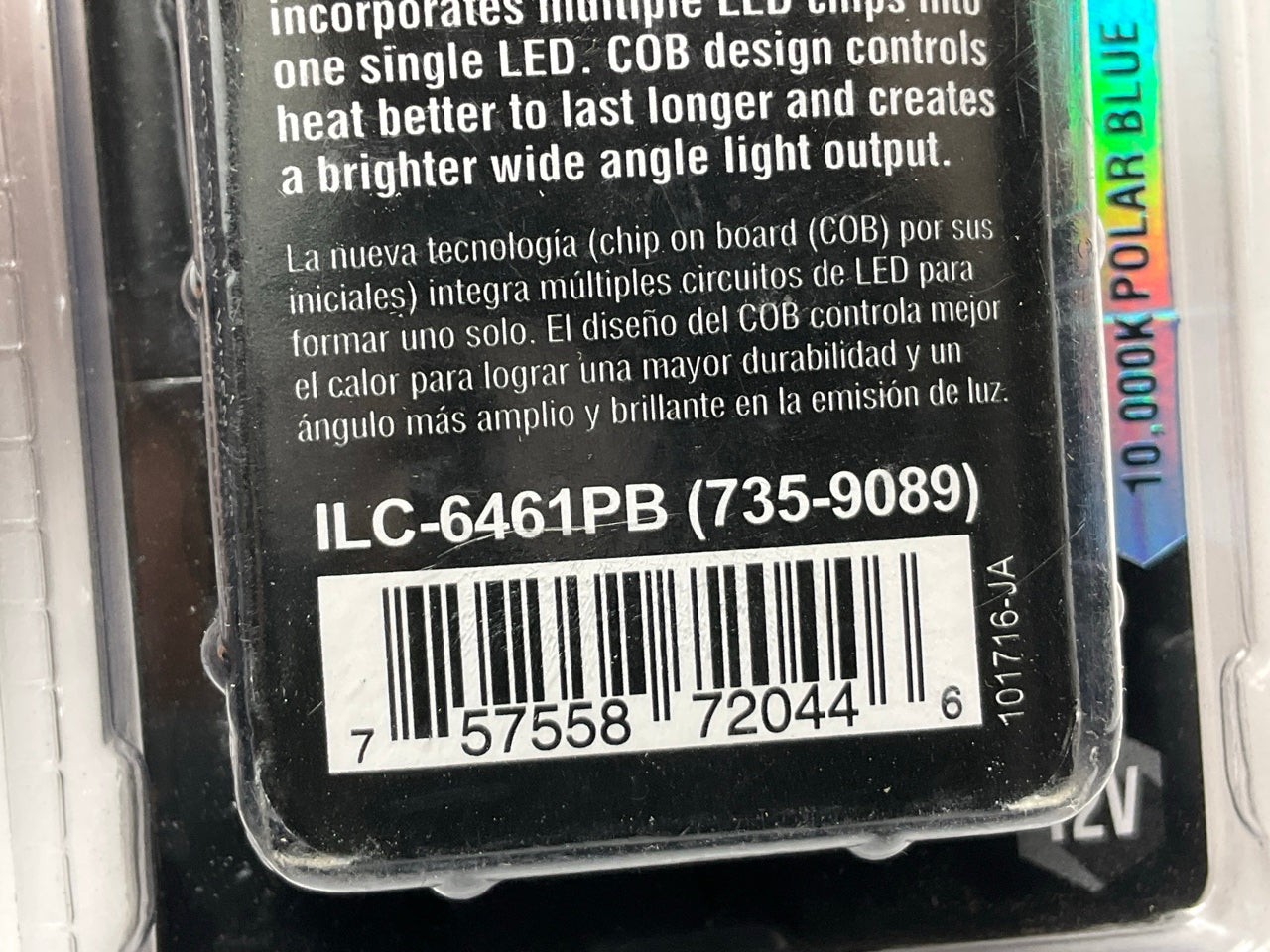 (2) Pilot 6461 LED Light Bulbs - High-Intensity COB LED, 50,000 HRS 6418, 3423