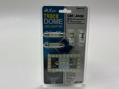 Bully Pilot ILT101W LED Truck Dome Light Lamp Kit - White LED Bulbs SUPER BRIGHT