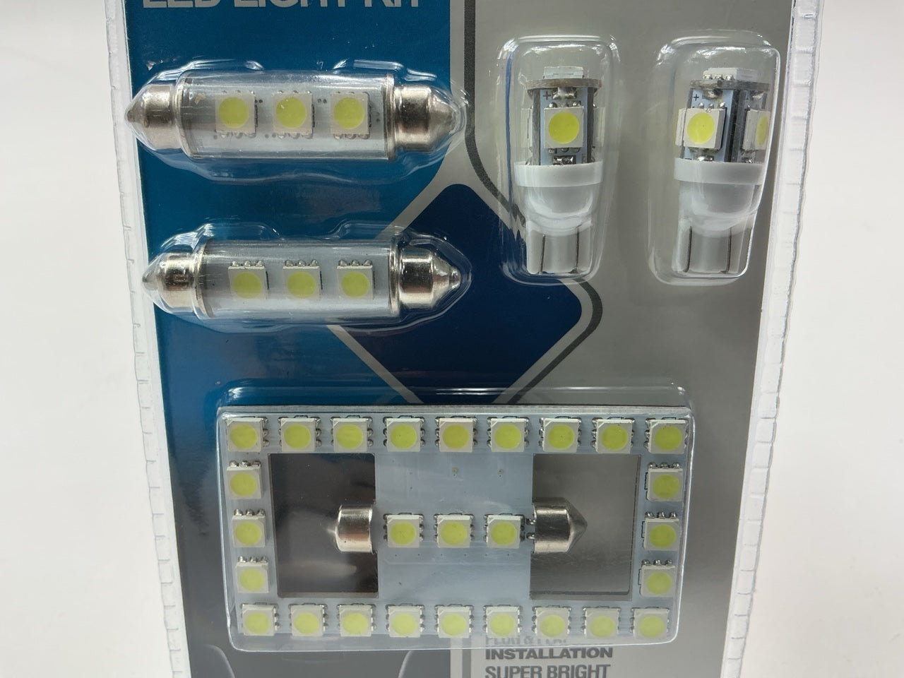 Bully Pilot ILT101W LED Truck Dome Light Lamp Kit - White LED Bulbs SUPER BRIGHT