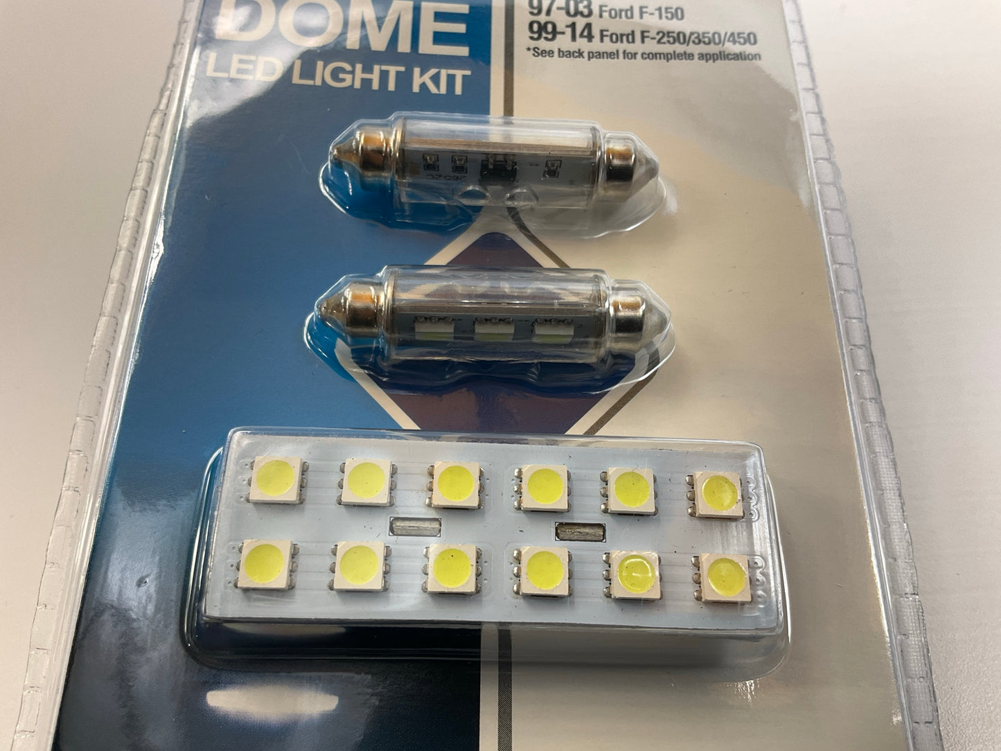 1999-2014 Ford F-250 F-350 F-450 SD Interior LED Dome Map Light Bulb Upgrade Kit