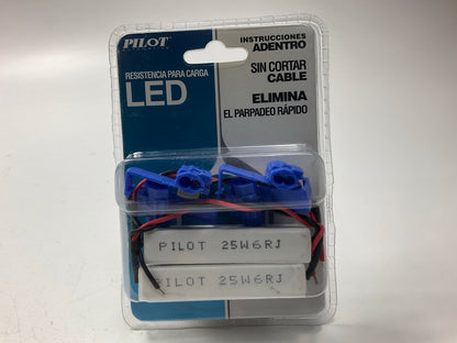 Pilot ILX-LDRS-B 25W 6RJ LED Headlight Canbus Decoder Load Resistors, Pair