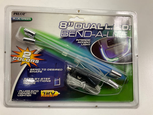 Pilot IP-036BG 8'' Dual LED Blue/Green Bend-a-lite