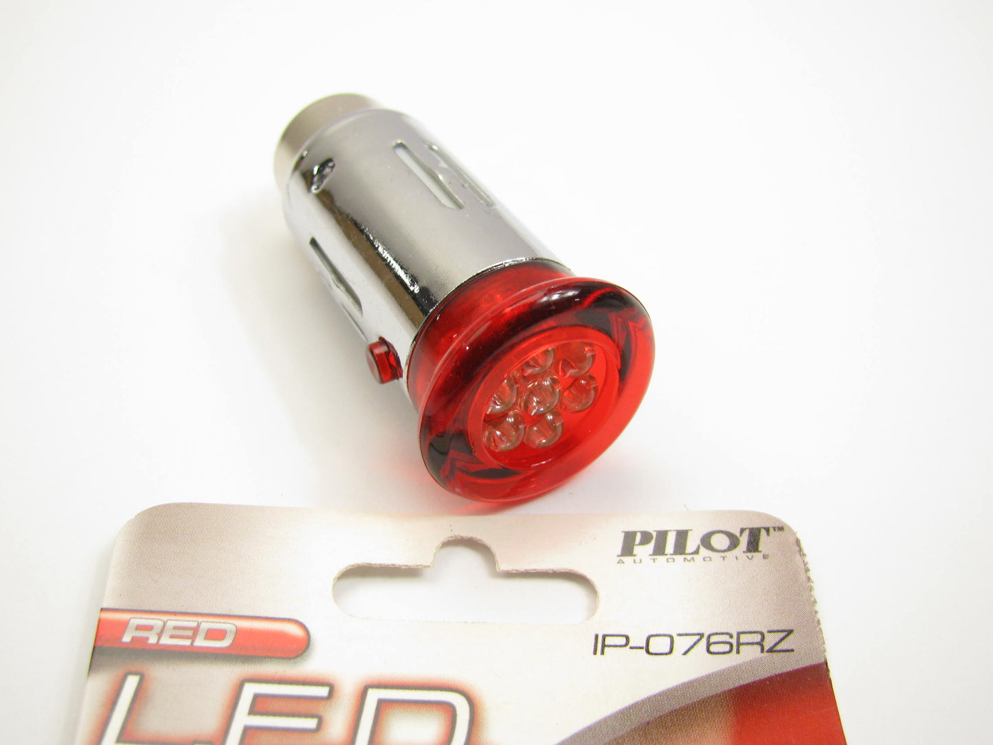 Pilot IP-076RZ RED LED Cigarette Lighter Flashlight, Rechargable