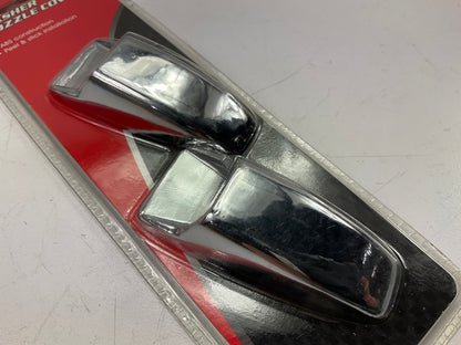 Pilot IP-2001 - Plain Chrome Wiper Nozzle Covers Set