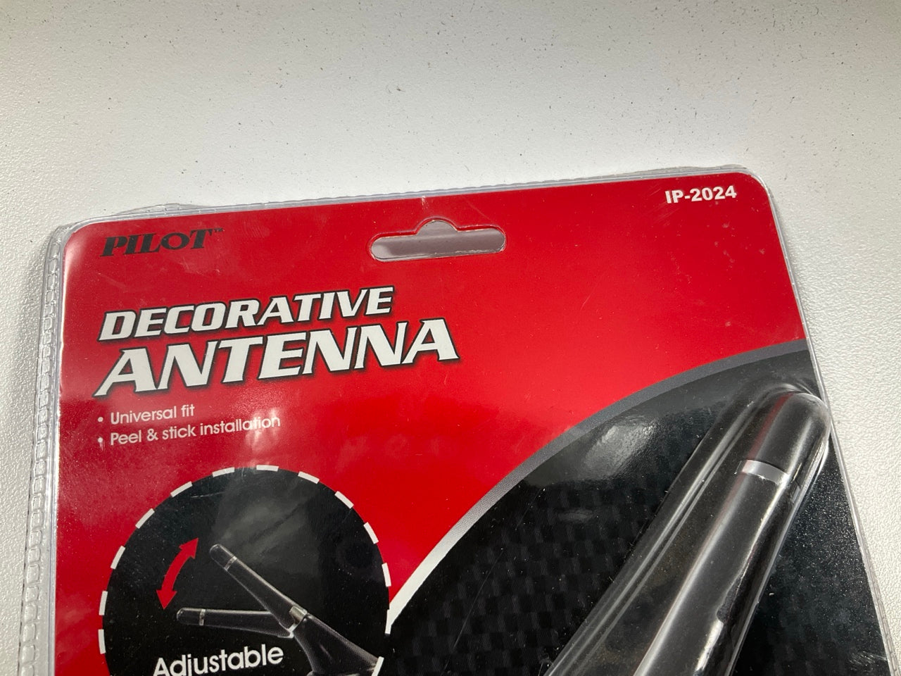 Pilot IP-2024 Automotive Decorative Vehicle Antenna - Black/Chrome Universal Fit