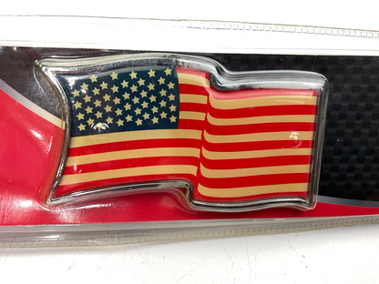 Pilot IP-3022 Chrome ABS US Flag Car Emblem