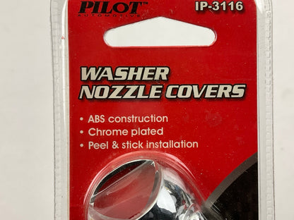 Pilot IP-3116 Chrome Skull Window Sprayer Cover -  2 Piece
