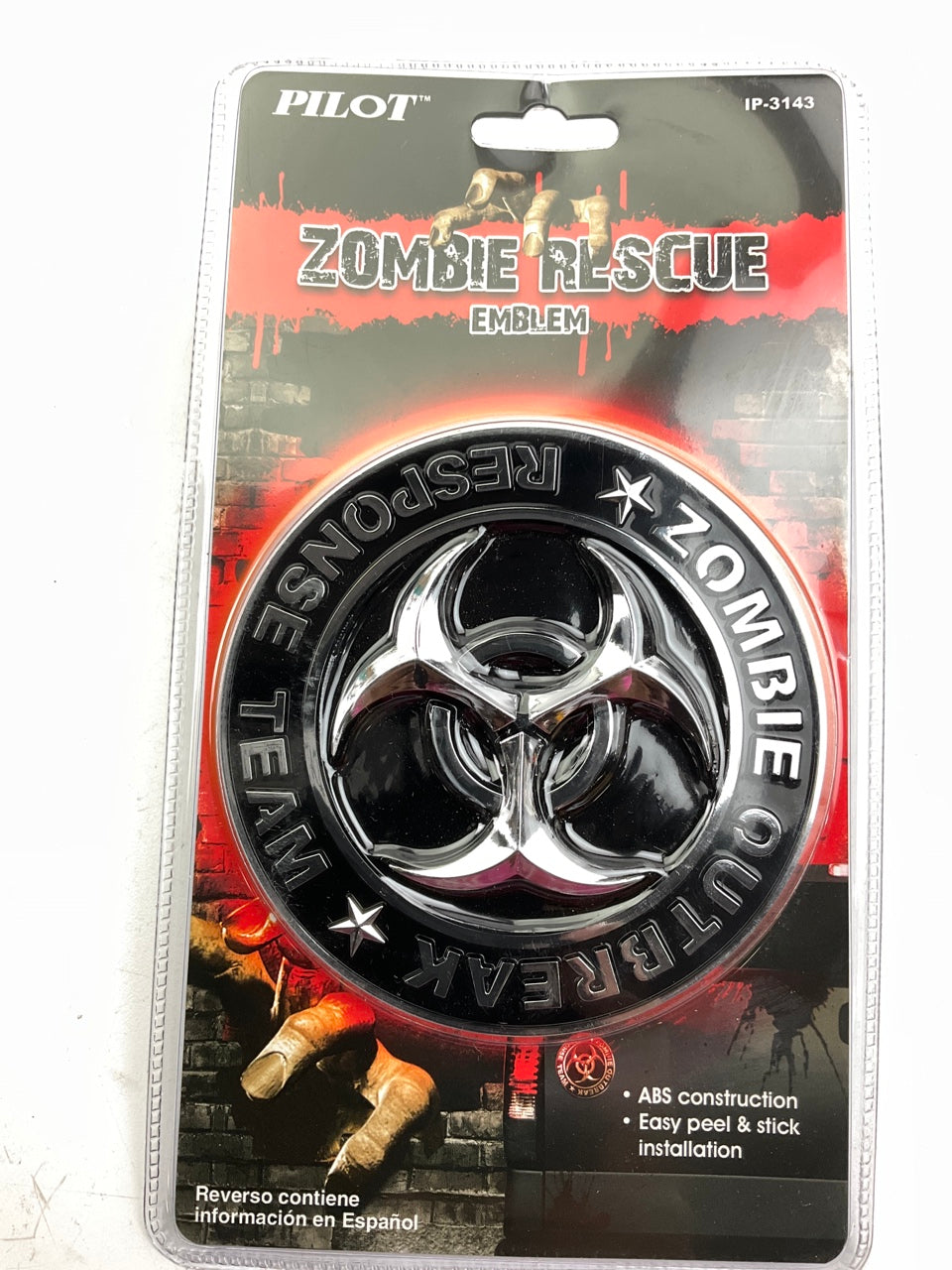 Pilot IP-3143 Zombie Rescue Response Team Emblem, ABS Plastic