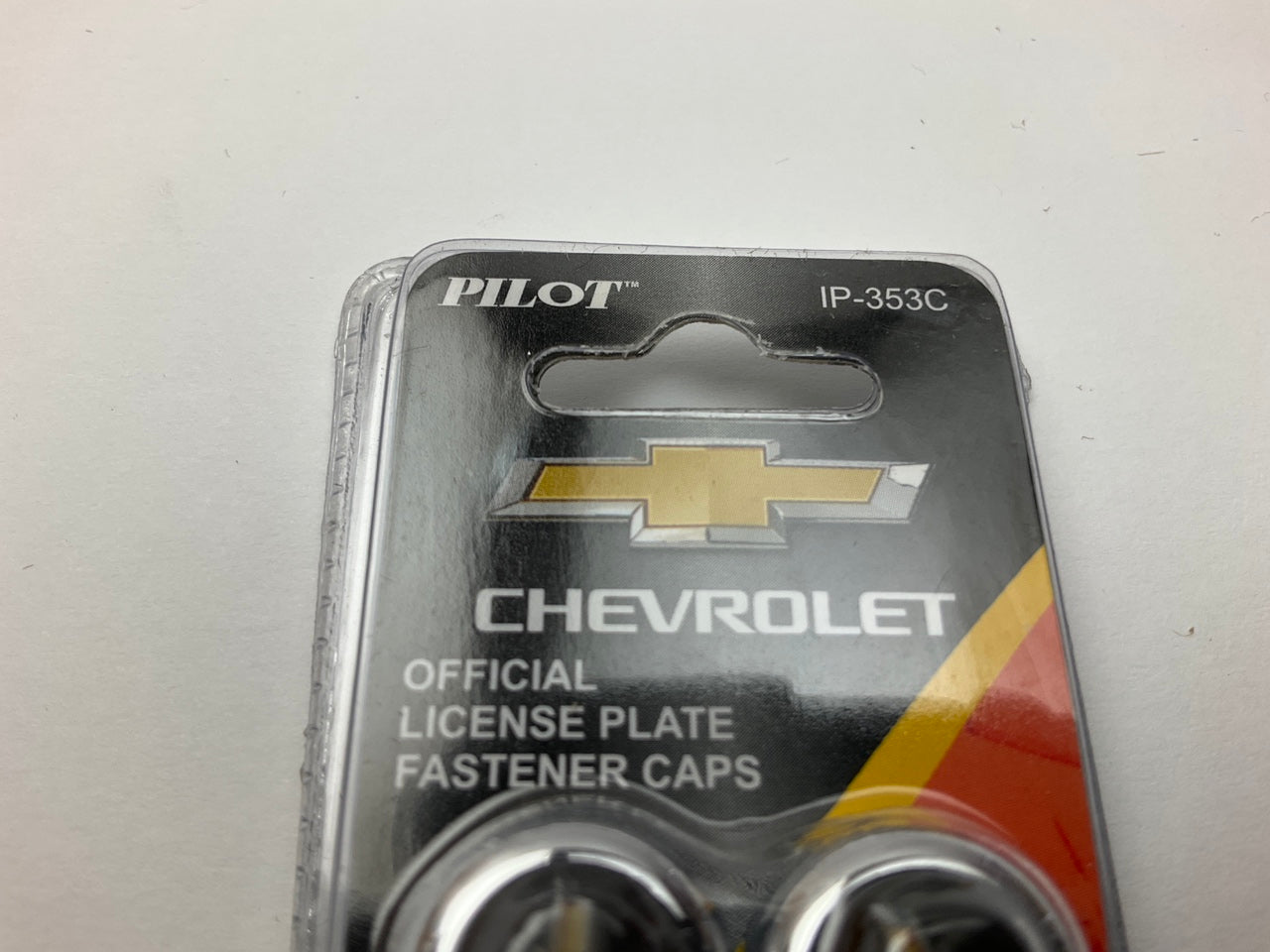 Pilot IP-353C Chevy Logo License Plate Fastener Caps