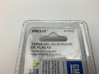 Pilot IP-353C Chevy Logo License Plate Fastener Caps