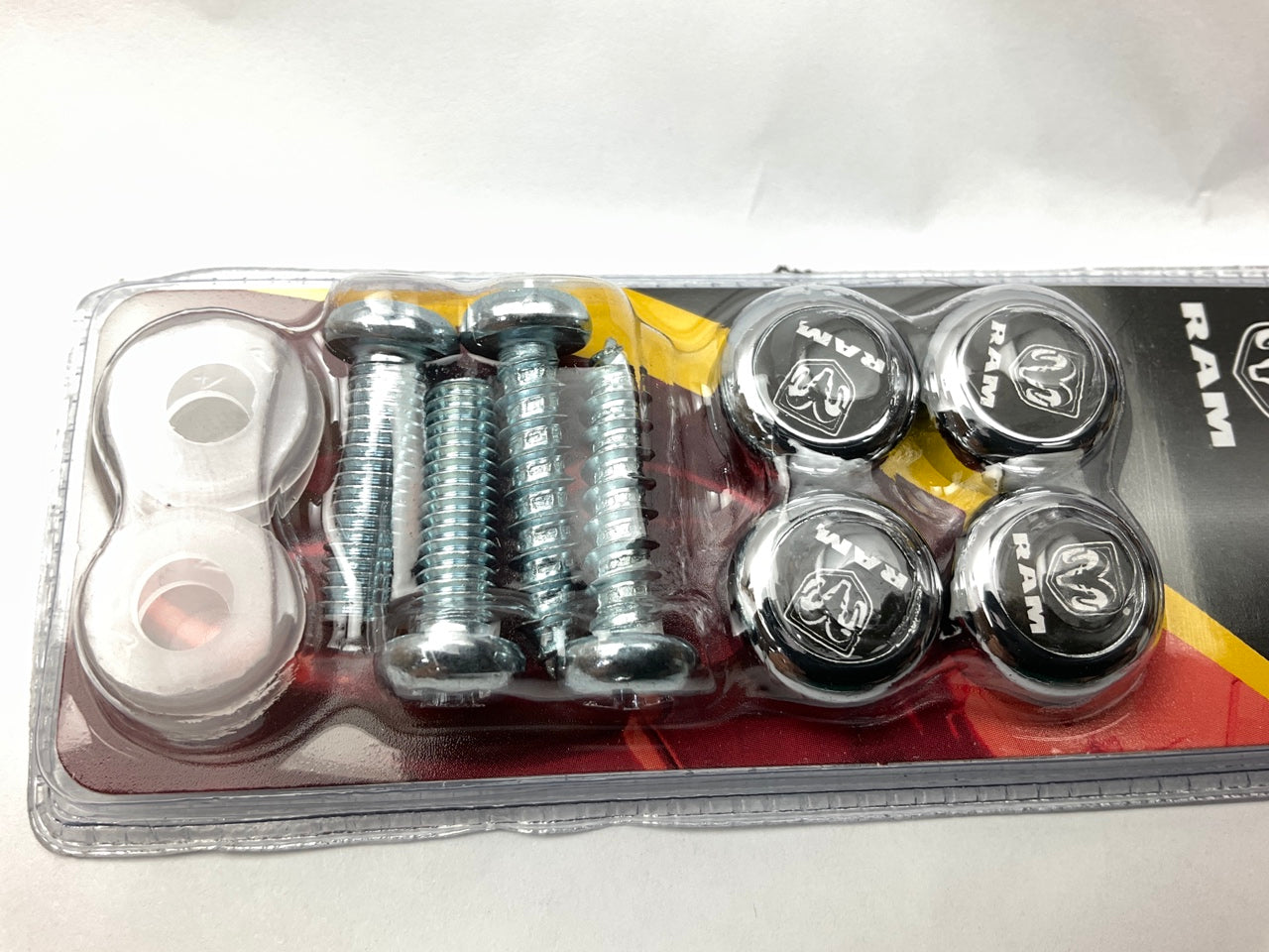 Pilot IP-353D Logo License Plate Fastener Caps For RAM