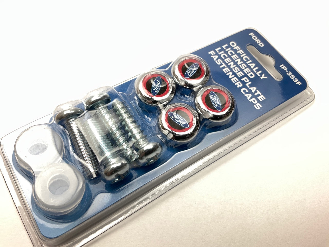 Pilot IP-353F Ford Logo License Plate Fastener Caps