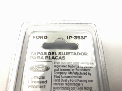 Pilot IP-353F Ford Logo License Plate Fastener Caps