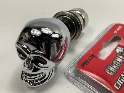 Pilot IP-405 Chrome Skull Cigarette Lighter Element