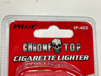 Pilot IP-405 Chrome Skull Cigarette Lighter Element