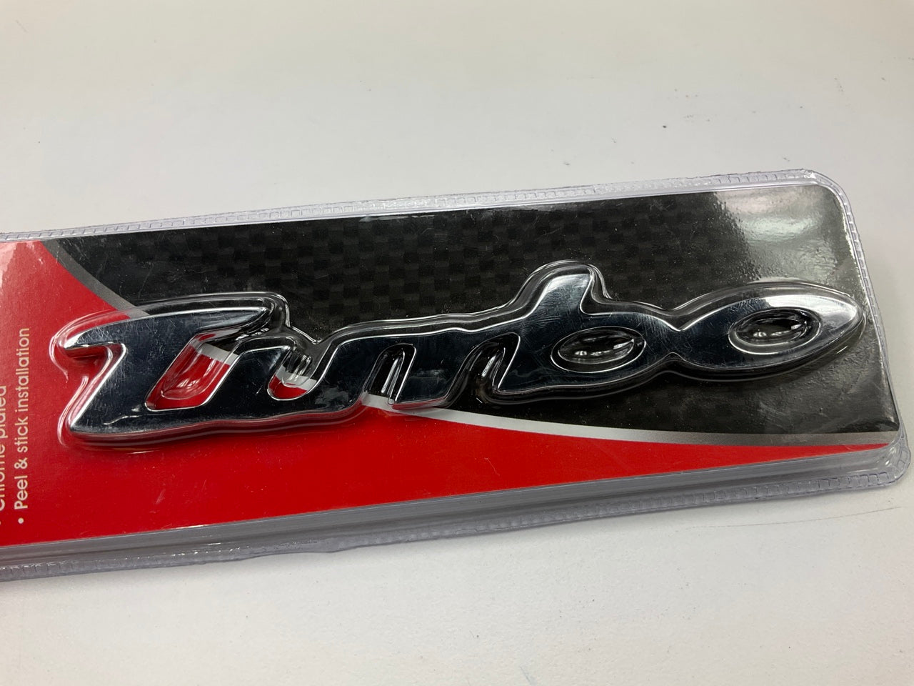Pilot IP-416C Stick-On ABS Emblem ''Turbo'', Chrome