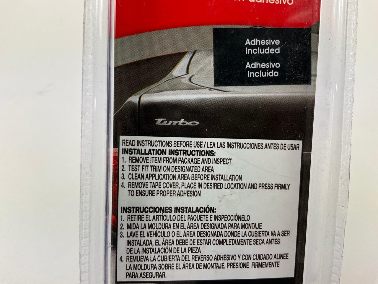 Pilot IP-416C Stick-On ABS Emblem ''Turbo'', Chrome