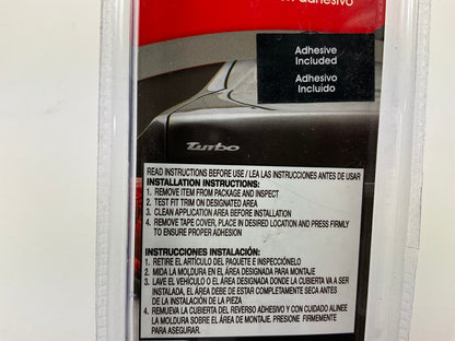 Pilot IP-416C Stick-On ABS Emblem ''Turbo'', Chrome