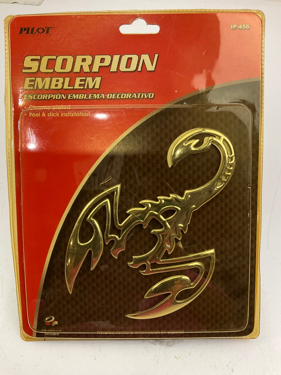 Pilot IP-456 Aluminum Peel & Stick Scorpion Decal Emblem