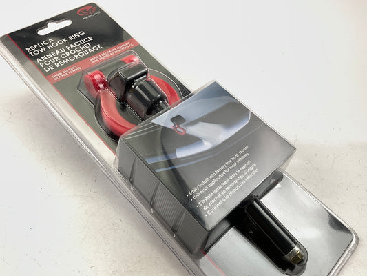 Pilot IP-7004 Red Decorative Tow Hook Ring Universal, 14mm-19.9mm, X 20mm-26mm