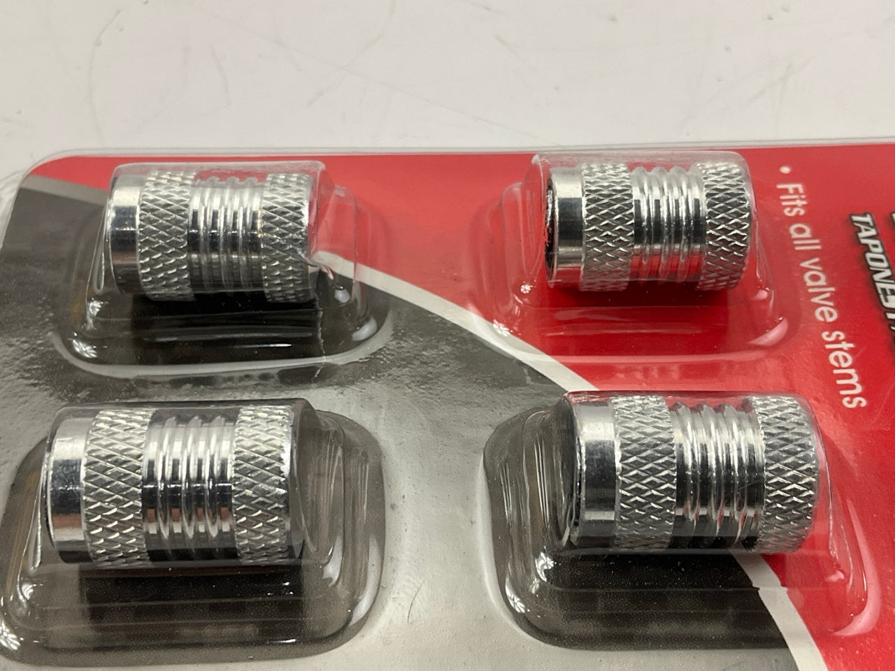 Pilot IP2007 Anodized Aluminum Tire Valve Cap, Silver - Set Of 4