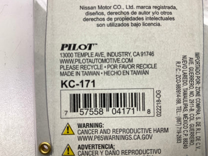 Pilot KC-171 Silver Car Key Chain Ring For Nissan