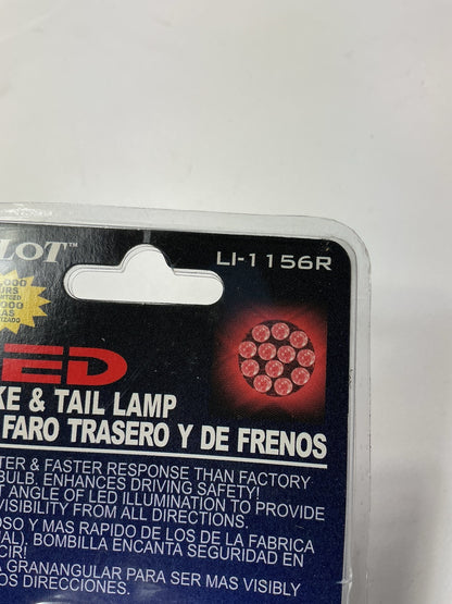 Pilot LED Light Bulb Replaces 1156 2057 Brake Tail Corner Turn Signal Lamp - Red