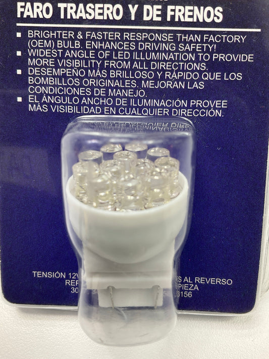 Pilot LI-3057W LED Tail Brake Lamp Light Bulb #3057, 3457, 3357,3056,3156 12V