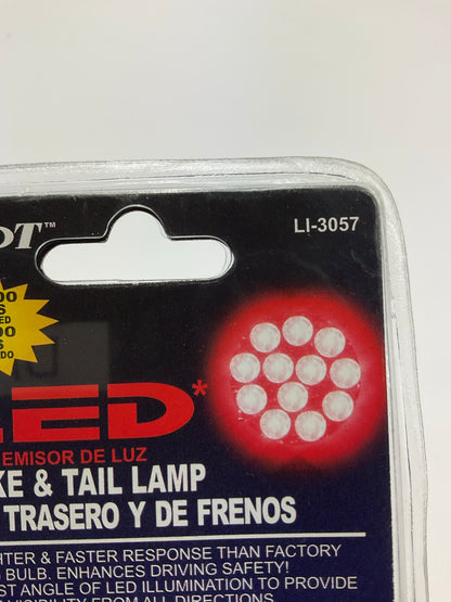 Pilot LI-3057W LED Tail Brake Lamp Light Bulb #3057, 3457, 3357,3056,3156 12V
