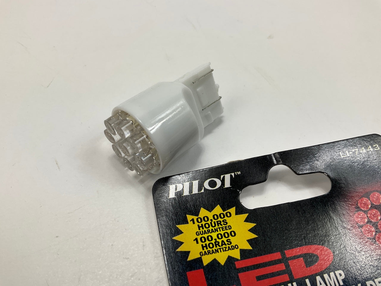 Pilot LI-7443 Brake Tail Lamp LED RED Light Lamp Bulb #7443