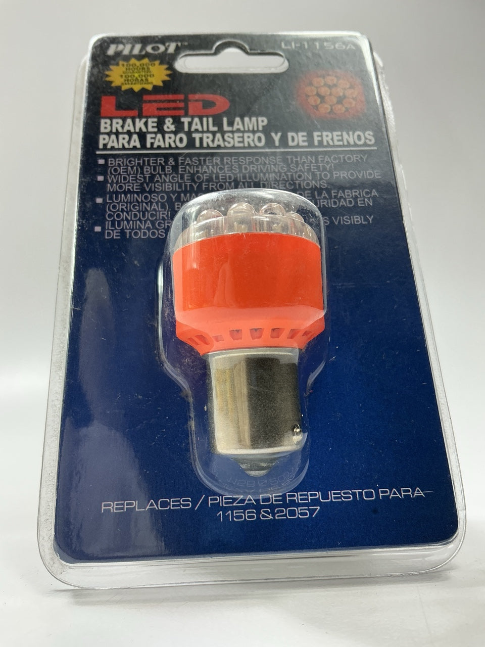 Pilot LI1156A # 1156 LED Turn Signal Light Bulb, Amber