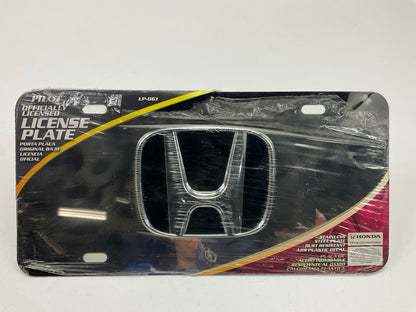Pilot LP-061 Officially Licensed Honda License Plate, With 3D Honda ''H'' Logo
