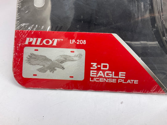 Pilot LP-208 Stainless Steel 3-D Eagle License Plate
