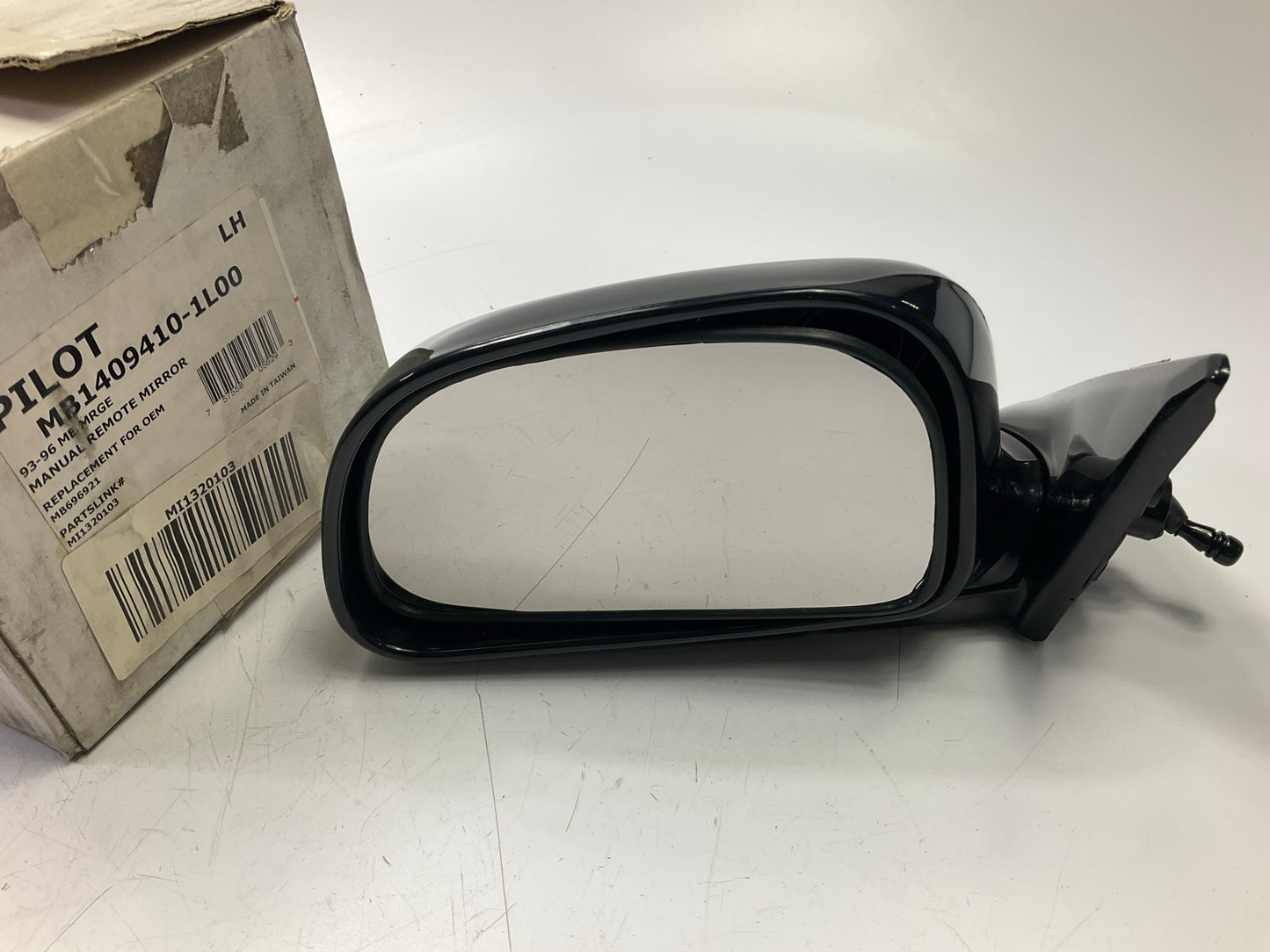 Pilot MB1409410-1L00 Left Manual Mirror For 1987-1996 Mitsubishi Mirage