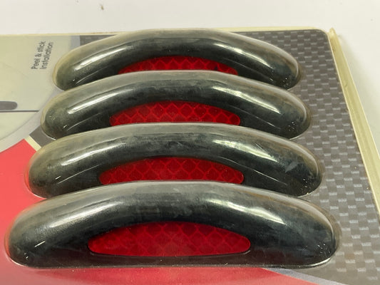 Pilot MD-012 Universal Black Reflective Door Guards - 4 PACK